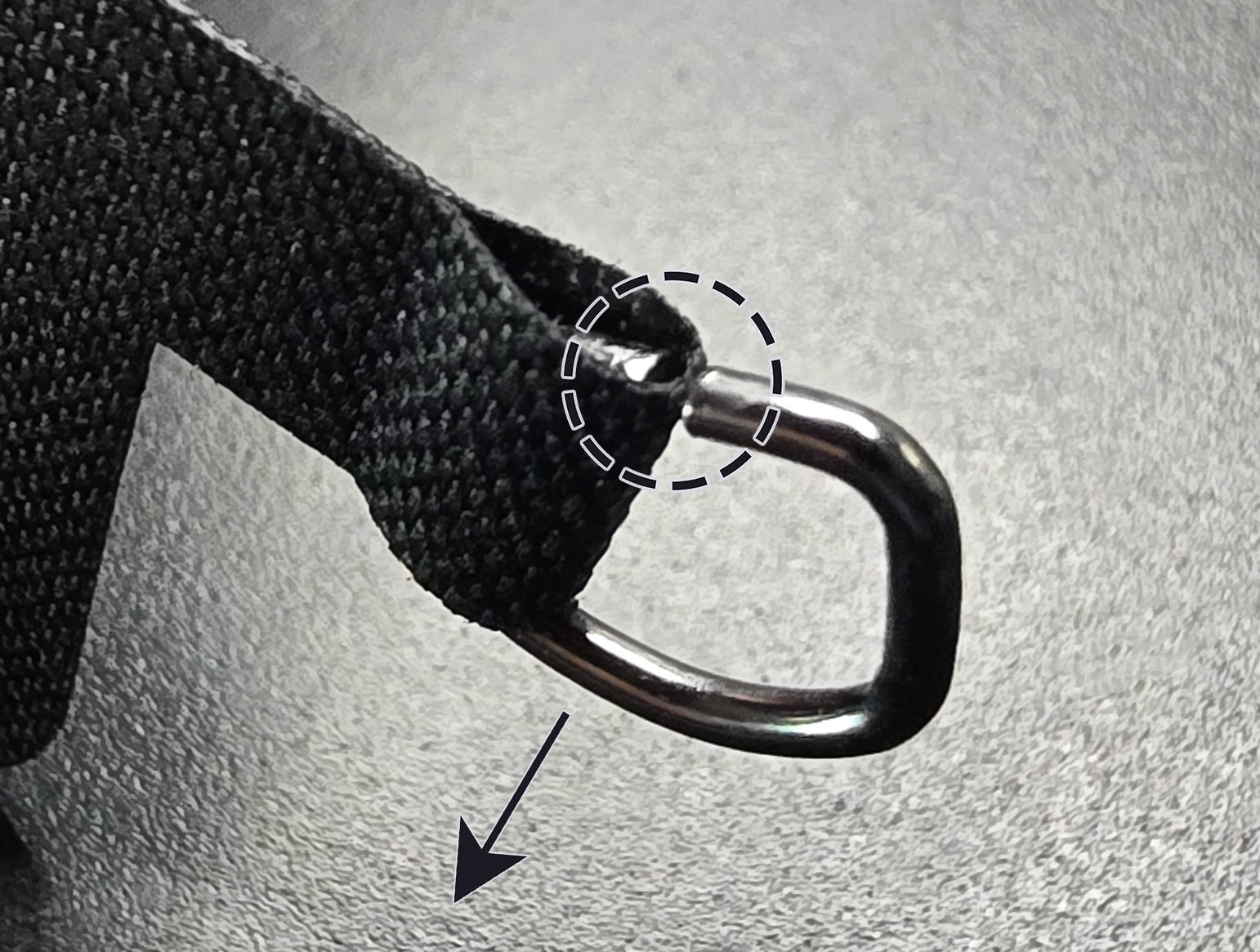 Removing the metal loop